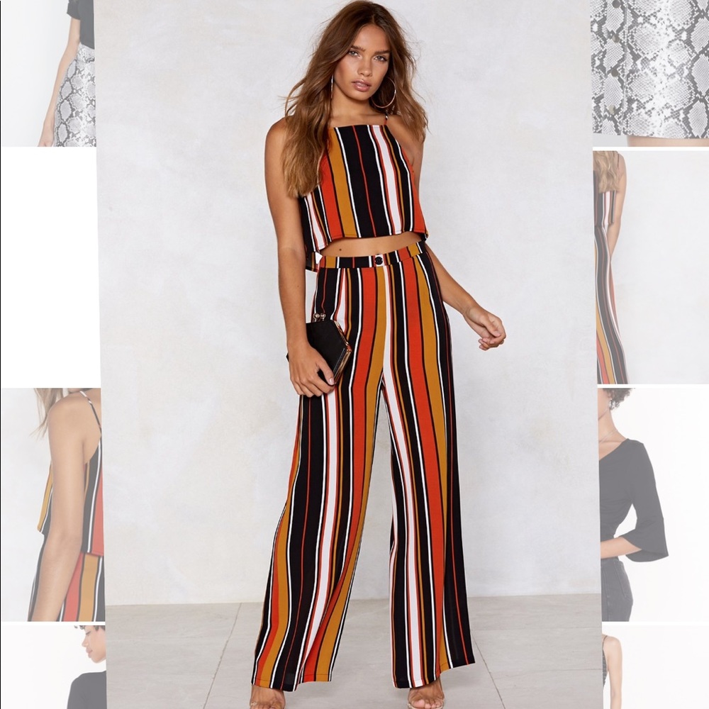 Your Line To Shine Crop Top & Pants